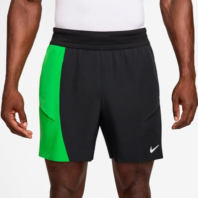 Nike Carlos Alcaraz Court Dri-Fit Slam Shorts Heren-zwart, groen