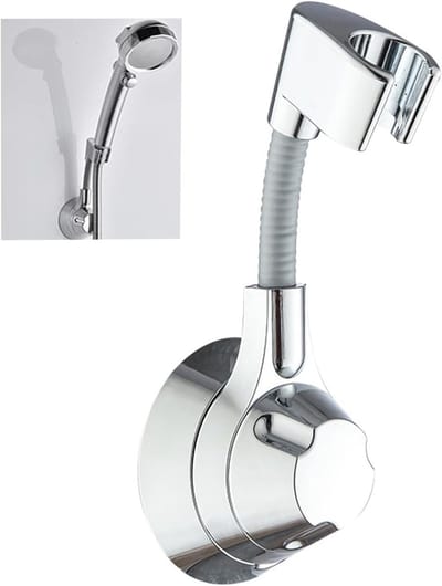 Douchekopbeugel - Douchekop Wandmontage - Douchekopbeugel - Douchekop Wandmontagebeugel - 360° Draaibaar - Zilver