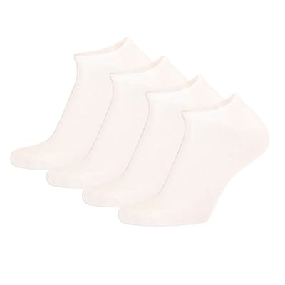 Morethansocks - Bamboe Sneakersokken Kids - 4 Pak - Maat 23 t/m 38 - Kindersokken - Bamboe sokken - Sneakersokken jongens - Sneakersokken meisjes