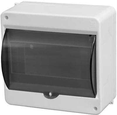 Verdeel kast - Stoppen kast - Elektrische installatie - Met stopcontacten - IP30 - Wit