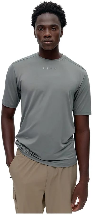 Born Living Yoga Bering T-shirt Met Korte Mouwen Grijs S Man