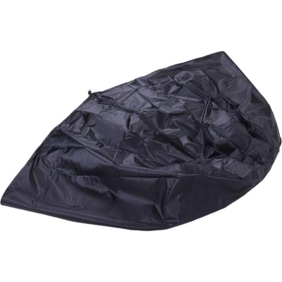 Housse de Chaise Imperméable Anti-UV Anti-Poussière pour Meubles de Patio Extérieur pour Chaises Rondes en Rotin Oeuf Noir 420D: 420D: 52.0x20.1x35.0in noir