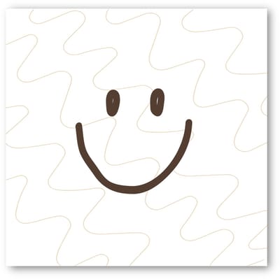 Forex tegeltje | In geschenkverpakking | Smile | winkeltjevananne.nl