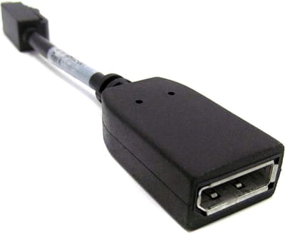 HP 708463-001 – Mini DisplayPort naar DisplayPort Adapter – SPS Cable – Zwart