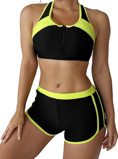 Sportieve Tankini Bikini - Badpak - Sport - Zwemmen - Dames - Zwembroek