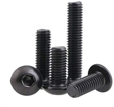 Dailygoods- Schroeven 20 stuks - Inbusschroeven met bolkop - Koolstofstaal 10,9 - Zeskantige inkeping - M5 x 40 mm - Corrosiebestendig