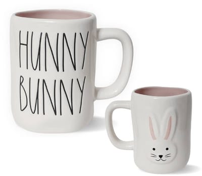 Rae Dunn - hunny bunny - koffiemok - kantoor mok - konijn - konijnen accessoires - konijn cadeau