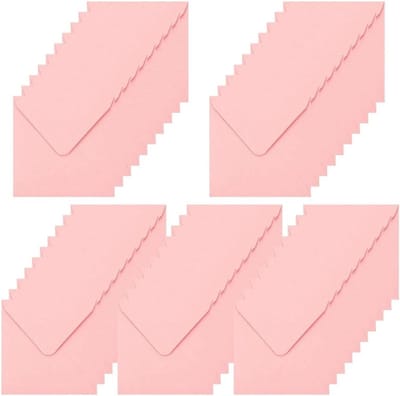 Mini Envelopes Set van 50 Stuks voor Cadeaus, Uitnodigingen en Postkaarten - Perfect voor Kaarten, Coupons en Facturen