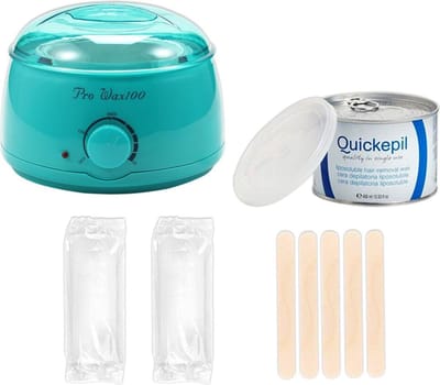 Waxapparaat starterset 100Watt - Turquoise - 40 strips, harsblik - harsen