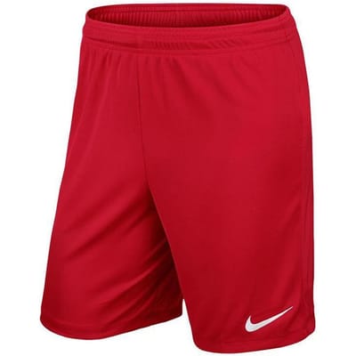 Nike Effen Logo Voetbal Trainings Ademende Vochtafvoerende Korte Broek Kinderbroek Rood 725887-657 XS red