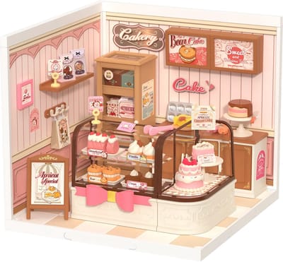Robotime Tasty Cake Shop - DW019B - Rolife Super Store Series - Bouwpakket - Miniatuur - Modelbouw - Cadeautip