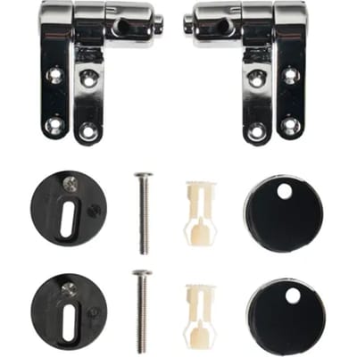 Aquazuro Bevestigingskit Voor Wc-bril - Softclose - Quick Release - Verstelbaar - Zink