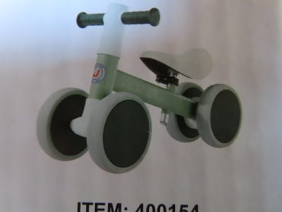 Jetter Green -Baby Balance Bike - Loopfietsje - Mat olijf groen