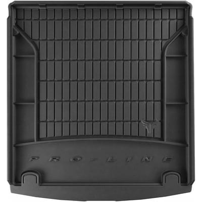 Premium Rubberen Kofferbakmat met Organizer Functie - Geschikt voor RENAULT Laguna III Grandtour (Kombi) (2007-2015) - Hoogwaardig TPE - Geurloos - 5 cm Hoge Rand - Zwart