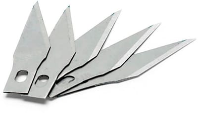 Revell Modelbouwdecoratie - 39062 Vervangingsmesjes voor 39059 Hobbymes - 5 Mesjes Gereedschap