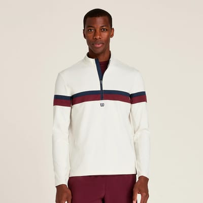 Wilson Elevate Performance Half-Zip Longsleeve Heren-zand