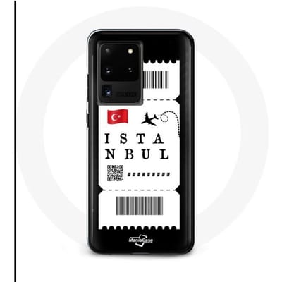 Case voor Samsung Galaxy S20 Ultra Vliegticket Istanbul Türkiye