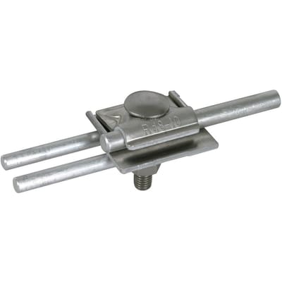 Dehn FS Klem Lucht-Term Stangklem 10mm Al 2-voudige Aansluiting - 380110 [2 stuks]