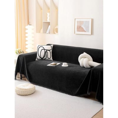 Hoge Kwaliteit Vlekbestendig Chenille Bankhoes Stof Bank Handdoek Vier Seizoenen Universeel Eénstuk Volledig Bedekkende Bankhoes 180*130cm