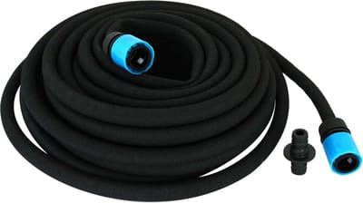 Parelslang Tuinslang - Druppelslang Irrigatieslang - Waterbesparend Besproeien - Zelfnivellerend Waterafgifte - 15 meter - Zwart