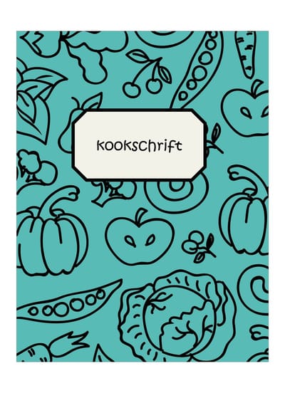 HappyBook - Kookschrift - Recepten - Dinerboek - Gastenlijst - Boodschappenlijst - Gerechten - Kooknotities - Koken - Softcover - Elastiek - Recepten Boek - Gerechten opschrijven - Eten met vrienden - Familiegerechten - Herinneringen - Eetmomenten