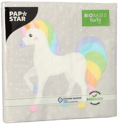 Servetten Unicorn 3-laags 33x33cm