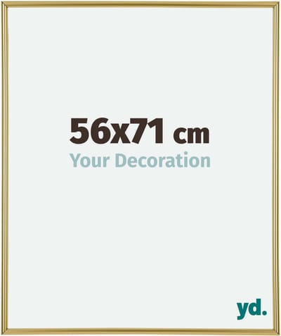 Your Decoration - Fotolijst 56x71 cm - Kunststof - Goud - Annecy