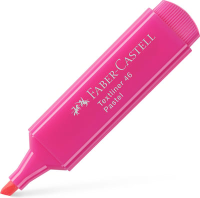 Faber-Castell tekstmarker 46 - pastel roze - markeerstift - FC-154654