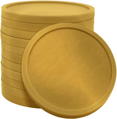 CombiCraft Blanco munten / Consumptiemunten Goud - Ø29mm - 100 stuks