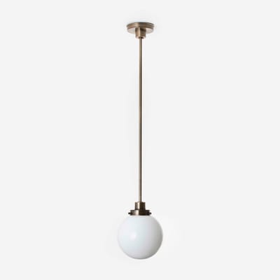 Hanglamp Bol Ø 20 20's Brons - Art Deco Trade