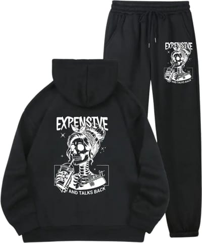 Livano Joggingpak Dames - Huispak - Trainingspak - Volwassenen - Capuchon - Jogging Pak - Joggingbroeken - Broek - Hoodie - Zwart - Maat XS