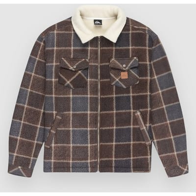 Quiksilver Sherpa Fleece Jas bruin