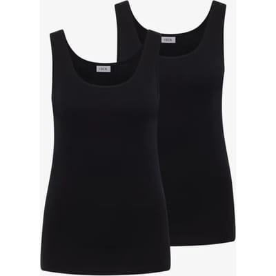 Basic top met ronde hals in een 2-pack