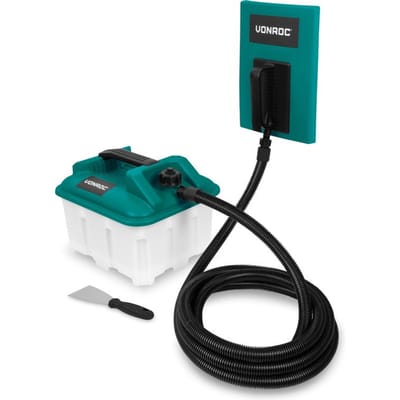 VONROC Behangafstomer – 2300W – Tankcapaciteit 4.5 liter – 4m stoomslang – Incl. krabber – Met grote én kleine stoomplaat