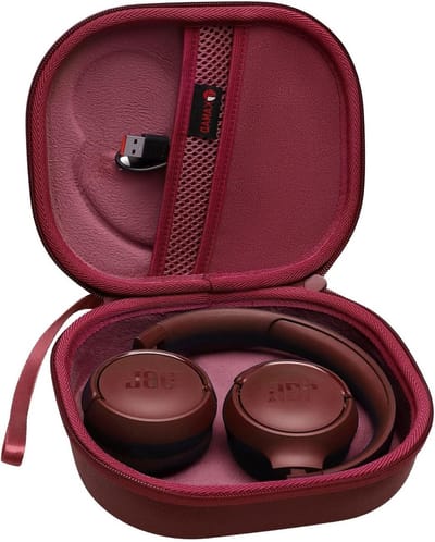 Draagbare Waterdichte Hoofdtelefoon Tas voor Soundcore H30i - Bruin, Ideaal voor Reizen en Bescherming