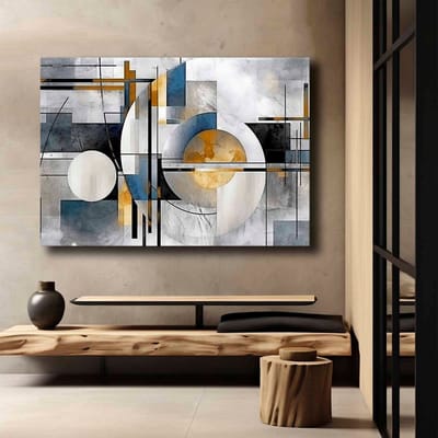 Asir - Decoratief schilderij op canvas - Veelkleurig - 100% canvas (dikte: 2,8 mm) - 72 x 5 x 102 cm