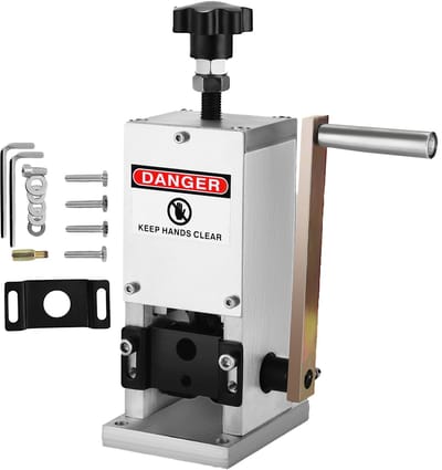 VEVOR Draadstripgereedschap 1.5-25mm Kabelstripmachine met 1 Snijmes Draad voor snijden en strippen Schroot Koperdraad