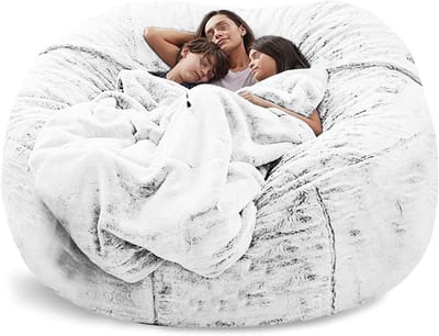 Zitzak Stoelhoes - Luie Bankhoes - Knuffels Opbergen - Machinewasbaar - 180x80cm - Grijs