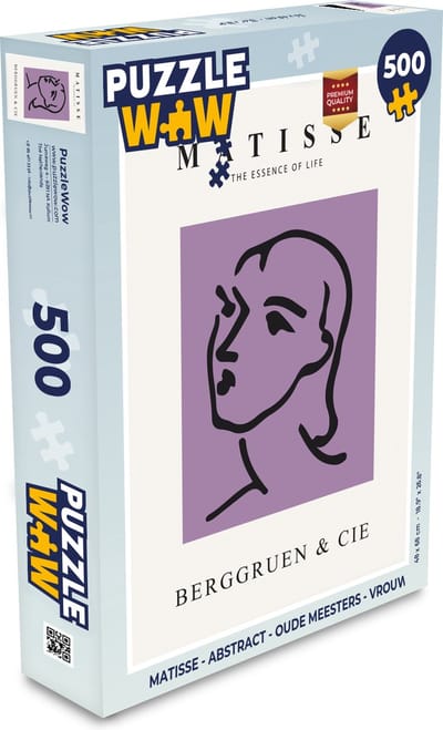 Puzzel Matisse - Abstract - Oude meesters - Vrouw - Legpuzzel - Puzzel 500 stukjes