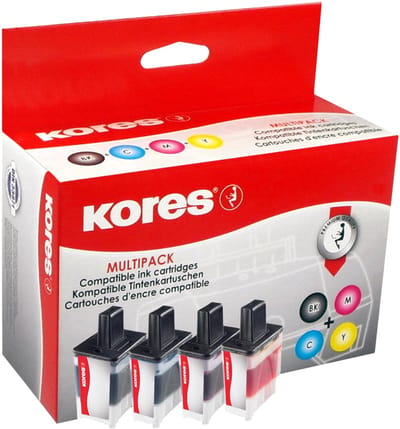 Kores X254KIT XL inktcartridge multipack - vervangt Brother LC-3213