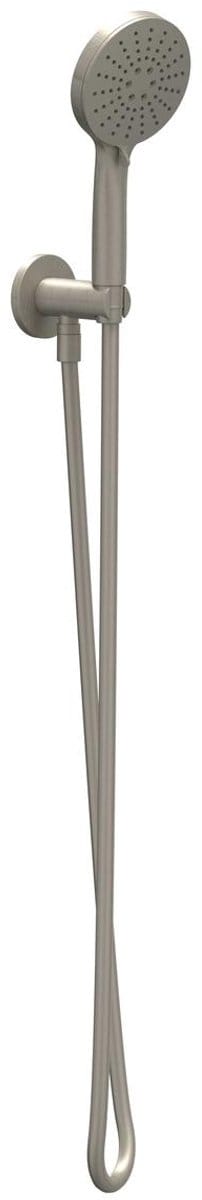 IVY Algemeen Handdoucheset, slang 150cm, wandhouder met uitlaat en 3-standen handdouche Geborsteld nickel PVD