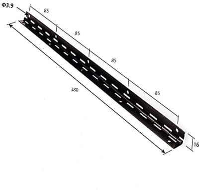 Piano tape 26 x 380 mm - stabiele scharnier - zwart - ideaal voor meubels en deuren - ShopVlot