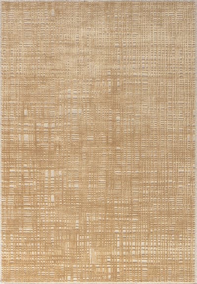 Acsento Chiara 1097 Ivory Warm Beige Vloerkleed - 160 x 230 cm - Beige - Rechthoekig - Viscose, Wol, Polyamide - Eetkamer, Woonkamer, Slaapkamer - Strepen - Modern