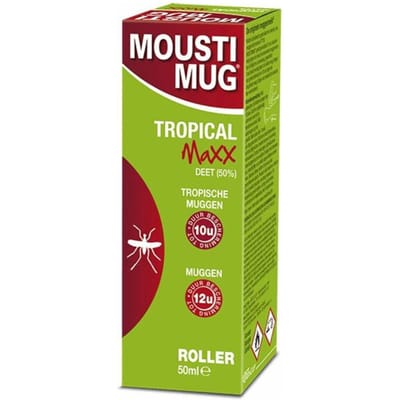 Moustimug Tropical Maxx 50% Deet Roller 50 ml