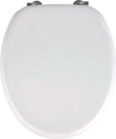 Wenko Valencia MDF Toiletbril - Klassiek Wit, Duurzaam en Makkelijk te Monteren