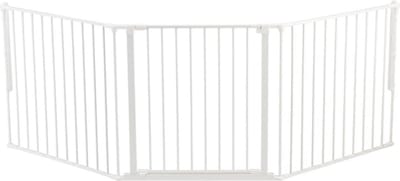 BabyDan Flex L Traphekje - 90 - 223 cm - Met anti struikel drempel - Schroefbevestiging - Wit