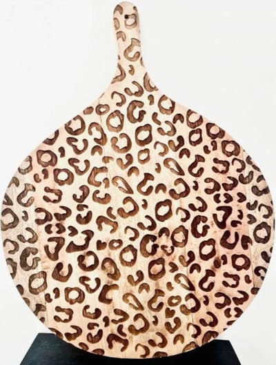 Hout van Anne Panterprint - Snijplank - Serveerplank - Borrelplank - Panterprint - Luipaardprint