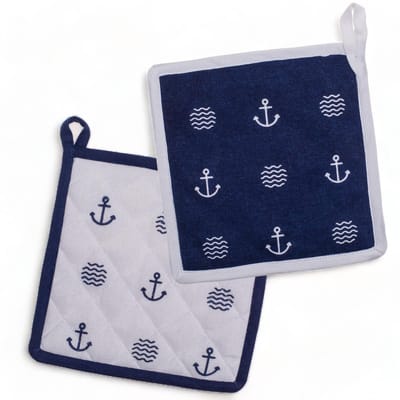 Dailygoods- Pannenlappen Hittebestendig - Ovenwanten - Wasbaar - Katoen/Polyester - 20 x 20 cm - Modern Design - Ovenhandschoenen