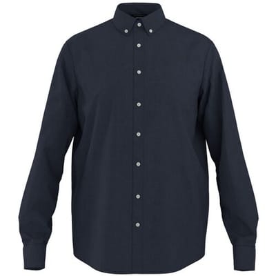 ESMARA MEN Linnen heren overhemd (Marineblauw, S)