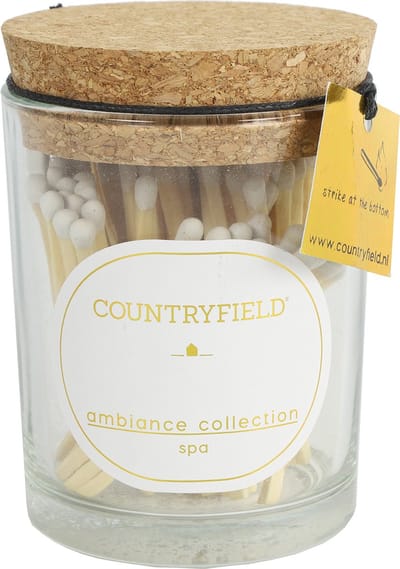 Countryfield Lucifers in Glas Spa - 100 Stuks
